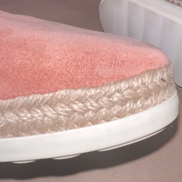 Vince Dillon Sneaker Terracotta Rose SZ 9 Suede Slip On Preppy Classic Casual - Picture 9 of 13